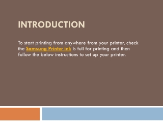 Simple solutions: How to Connect Samsung Printer