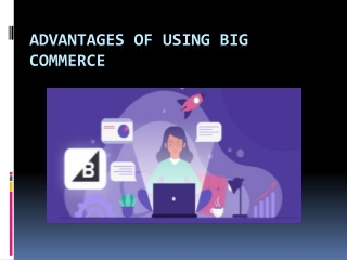 Advantages of Using Big Commerce