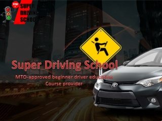 Super driving school in pickering