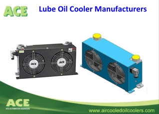 Lube Oil Cooler Manufacturers in India