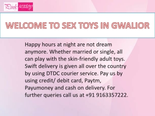 Welcome To Sex Toy In Gwalior