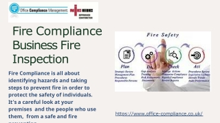 Fire Compliance | Business Fire Inspection Checklist - Office Compliance