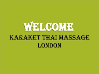 Best Thai massage Service in Summerstown