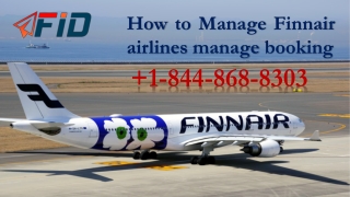 How to Manage finnair airlines manage booking