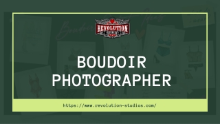 Revolution Studios provide expert Boudoir Photographers