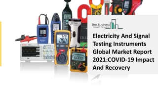 Electricity And Signal Testing Instruments Market Growth Analysis through 2030