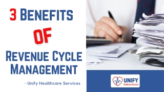 3 Benefits of Revenue Cycle Management!