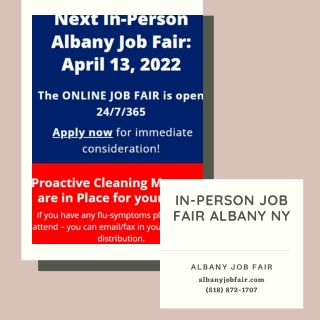 In-Person Job Fair Albany NY