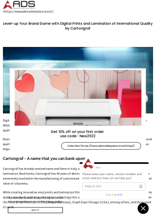 Level-up Your Brand Game with Digital Prints and Lamination of International Quality by Cartongraf