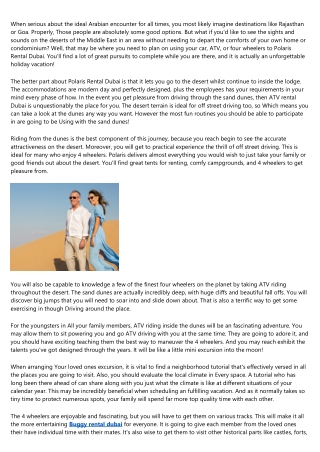 What the Oxford English Dictionary Doesn't Tell You About Luxury desert Safari D
