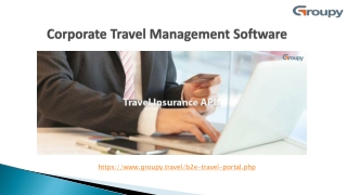 Corporate Travel Management Software