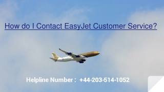 How do I Contact EasyJet Customer Service ?
