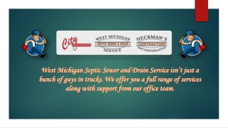 Find A Reliable Sewer And Drains Cleaning Company In West Michigan