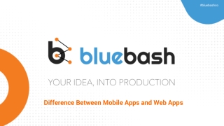 Web and Mobile Apps