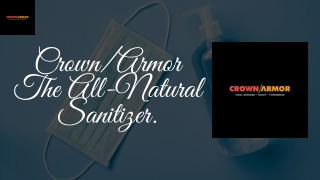 All Natural Mask Sanitizer By Crown/Armor