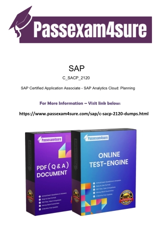 Exclusive Offer - Get 30% Discount On SAP C_SACP_2120 Dumps [New Year 2022]