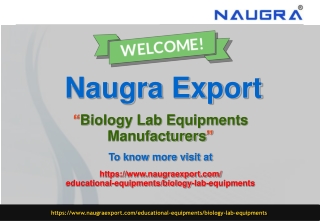 Biology Lab Equipments Manufacturers