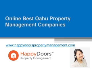 Online Best Oahu Property Management Companies - www.happydoorspropertymanagemen