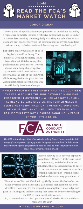 Shield - Read the FCA’s Market Watch