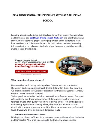 BE-A-PROFESSIONAL-TRUCK-DRIVER-WITH-A2Z-TRUCKING-SCHOOL