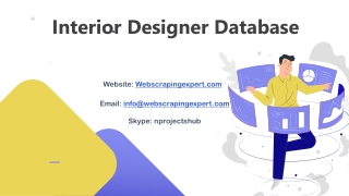 Interior Designer Database