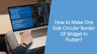 How to Make One Side Circular Border Of Widget In Flutter?