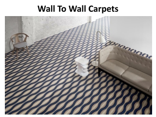Wall To Wall Carpets
