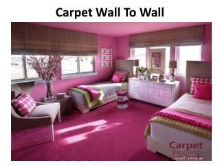 Carpet Wall To Wall