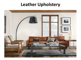 Leather Upholstery