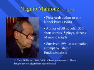 Naguib Mahfouz (1911-2006)