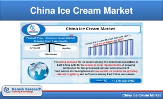 China Ice Cream Market to Grow at 8.1% CAGR from 2020 – 2027