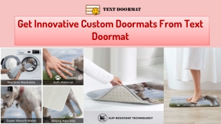 Get Innovative Custom Doormats From Text Doormat