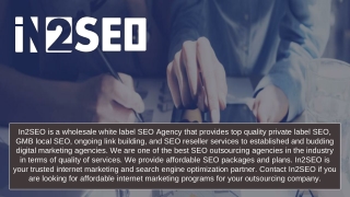 White Label Local SEO Services - In2SEO