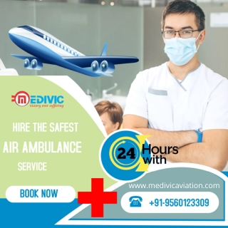 Achieve Medivic ICU Setup Air Ambulance Service in Bhubaneswar