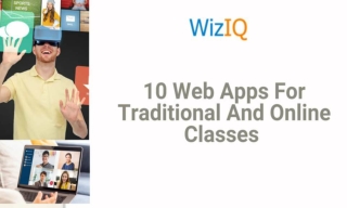 10 Web Apps For Traditional And Online Classes