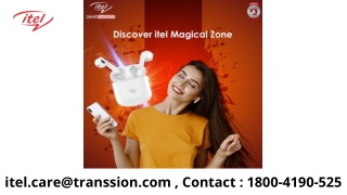 Itel ITW-60 True Wireless Earphones With Touch Controls