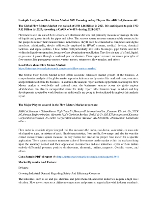 flow meter market
