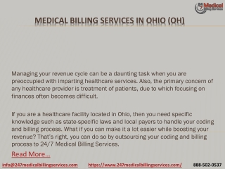 Medical Billing Services in Ohio (OH)