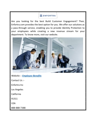 Get Employee Benefits  Enfortra