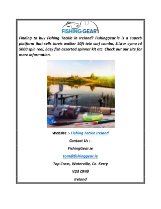 Fishing Tackle Ireland  Fishinggear.ie