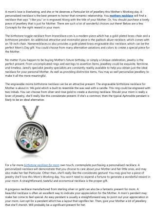 12 Helpful Tips For Doing birthstone necklace for mom