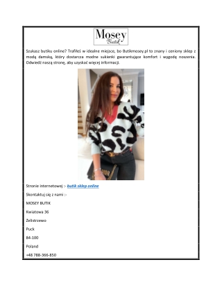 butik sklep online  Butikmosey.pl