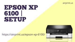 Epson XP 6100 | Setup | XP Series | All in One | Printer Tech Support