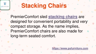 Stacking Chairs