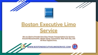 Limo Services in Boston