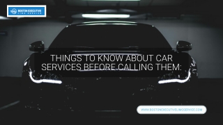 Boston Car Service
