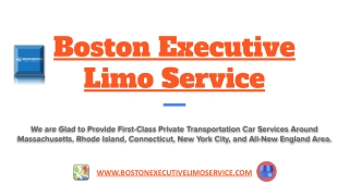 Reliable Airport Car Service Boston