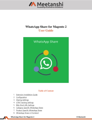 Magento 2 WhatsApp Share