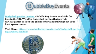 Dodgeball parties London