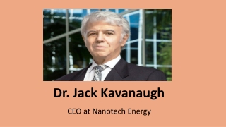 Dr.Jack Kavanaugh Hold the Credit of Novonco Therapeutics